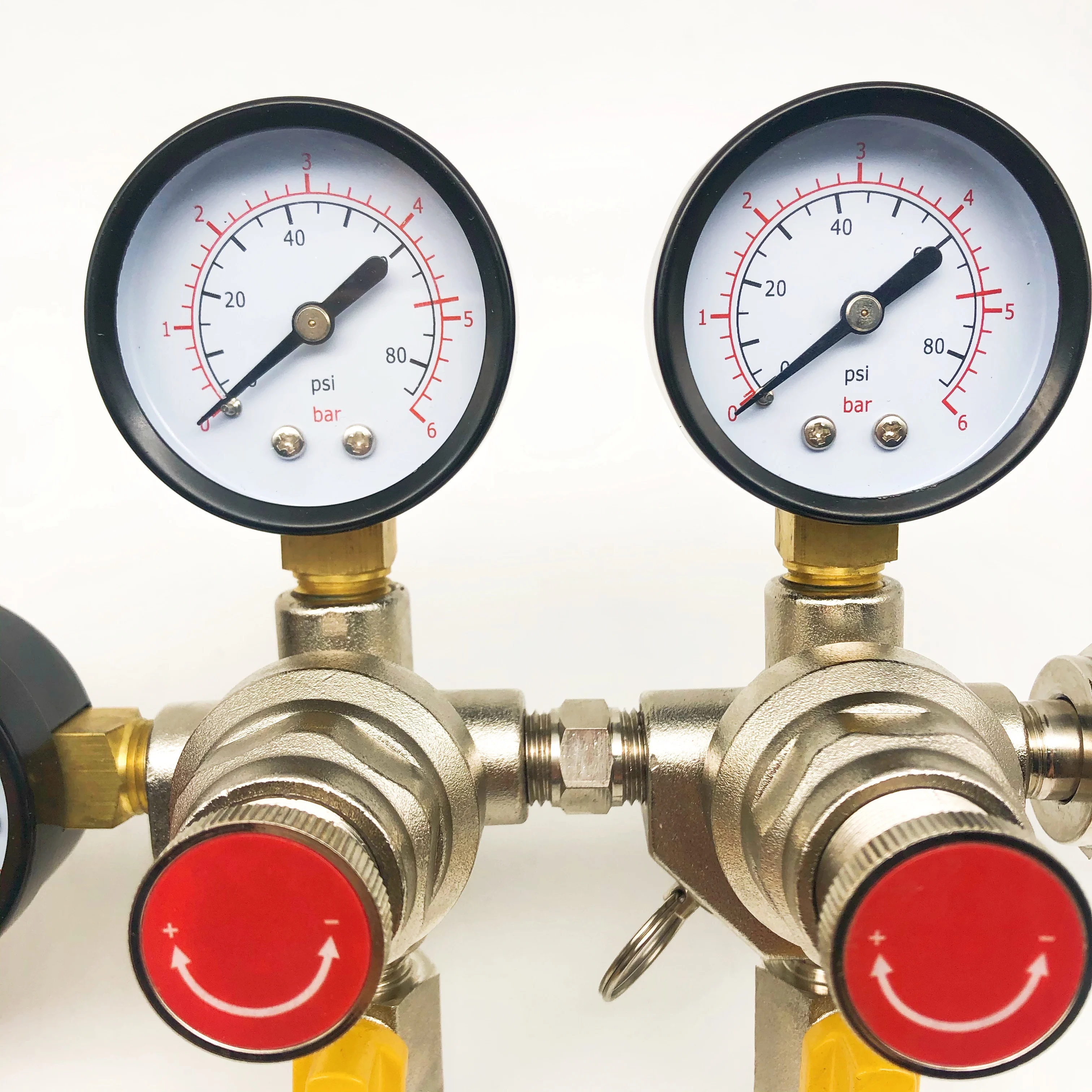 Beer High Pressure Regulators Dispensing Equipment Draft Beer Brewery CO2 Regulator Co2 Reducing Valve With Plastic Handle