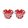 Mouse head bead Red SA323