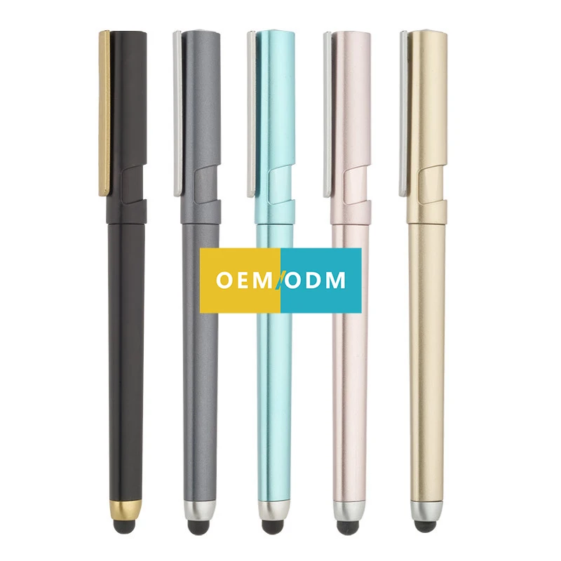 3 In 1 Pen Triangular Barrel Gel Ink Phone Holder Pen With Stylus Tip ...