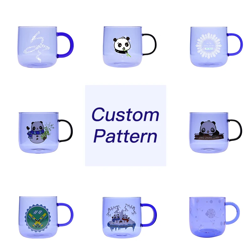 Wholesale Drinkware Custom Water Glass Set Reusable Coffee Cups Milk