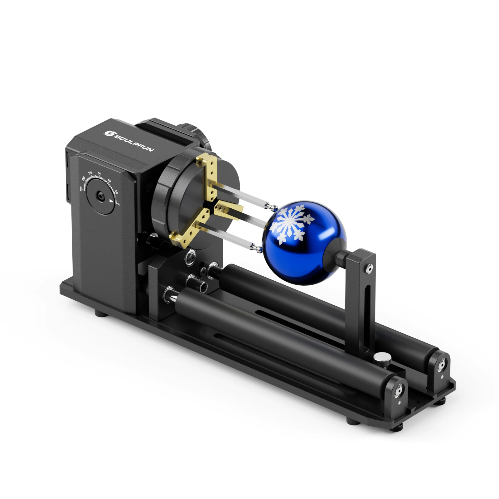 SCULPFUN RA PM 4 in 1 Laser Engraver Y-axis Rotary Module 360 Degrees Laser Rotary Roller for Engraving Cylindrical Objects Cans