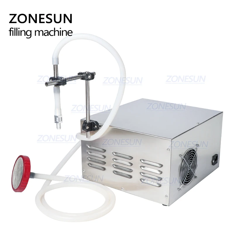 ZONESUN GZ-GFK17A полуавтоматическая машина для наполнения стирального масла для приготовления воды, сока, молока, жидкости