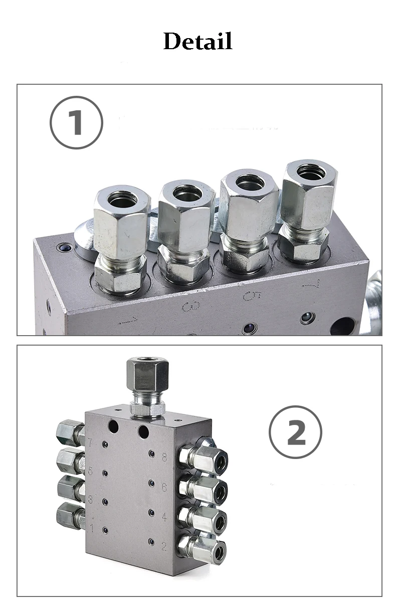 Mvb Type Lubrication Distributor Grease Dispenser Block Progressive