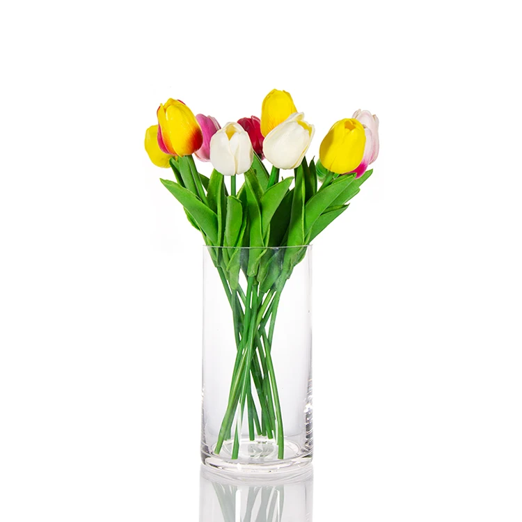 Большой прозрачный напольный цветочный цилиндр 30 40 50 60 см Высота 10 20 25 высокая стеклянная ваза для