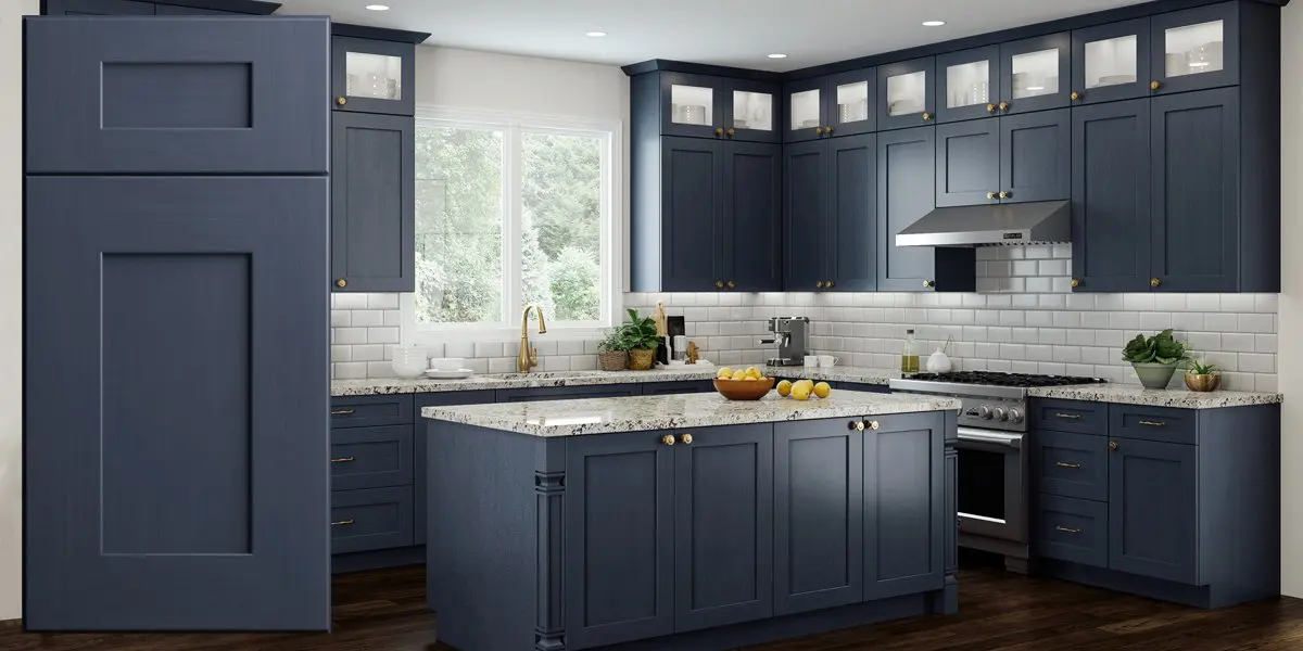 Custom Top Quality Solid Wood American Style Shaker Style Doors Kitchen ...