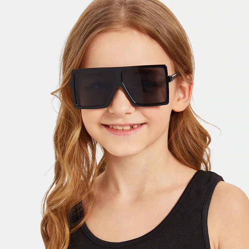 SPUKA #87029 Kids Square Shades Oversized UV Sun Glasses Boys