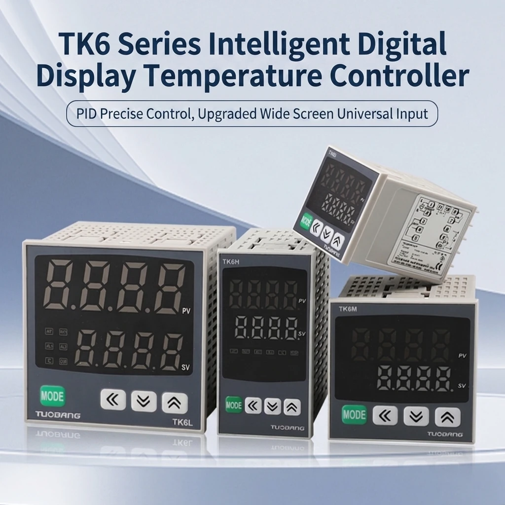 TUOBANG Intelligent Temperature Controller TK6S/M/H/L 14RV RS485 Communication PID Thermostat for Industrial Extruder