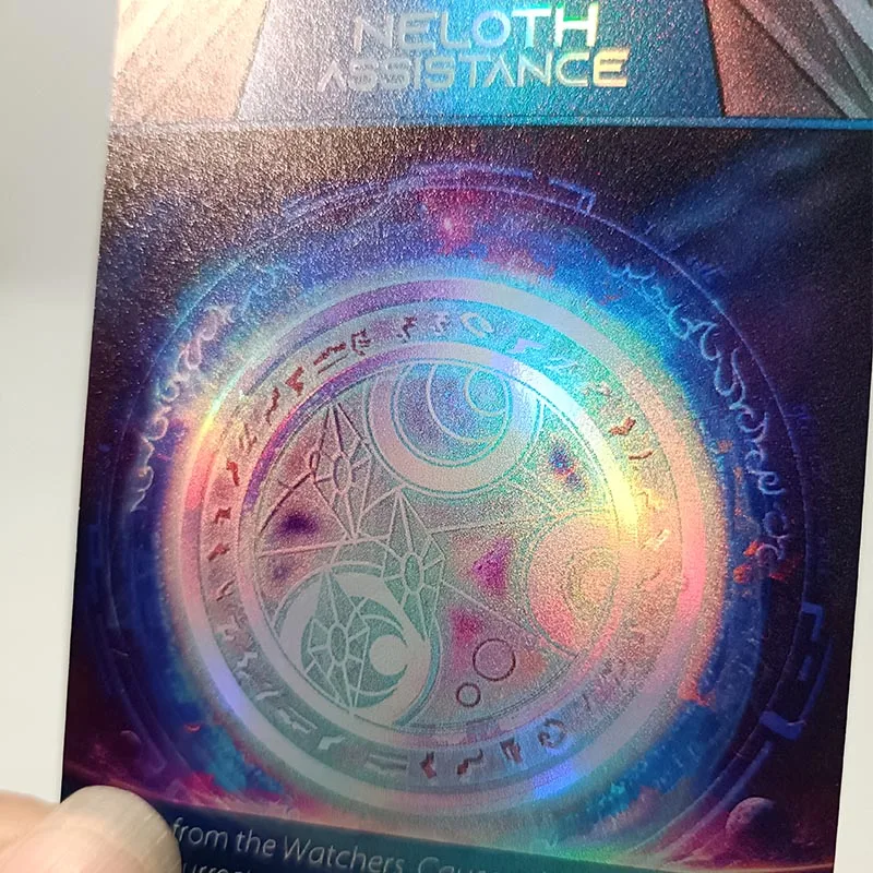 Unique Creations Printing Custom Design High Quality Foil Diamond Holo Luxury Trading Card Game With Metallic and UV Sport