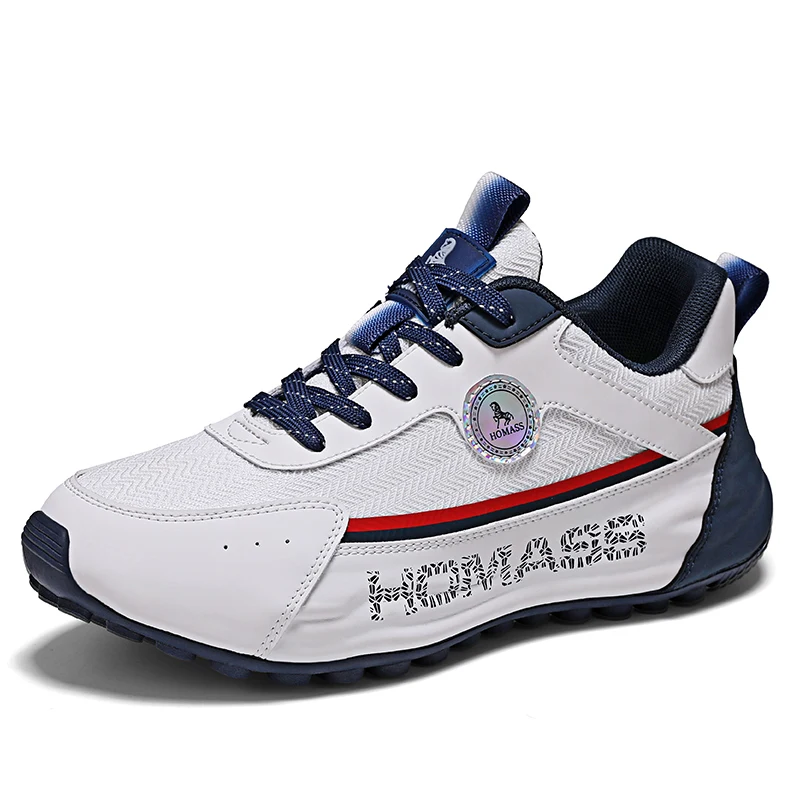 Fashionable White Sneakers for Men Casual Running Shoes, OEM
