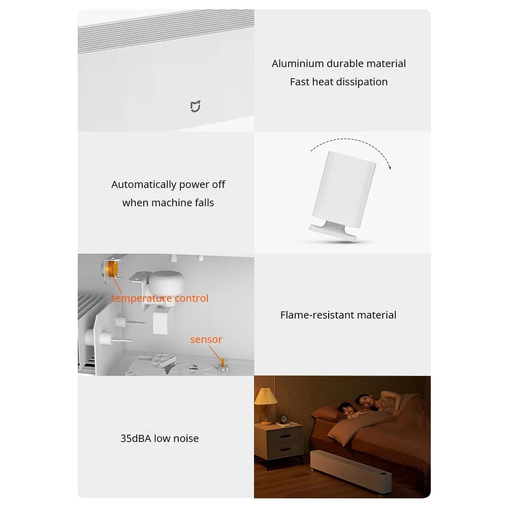 Mijia graphene baseboard electric heater 2