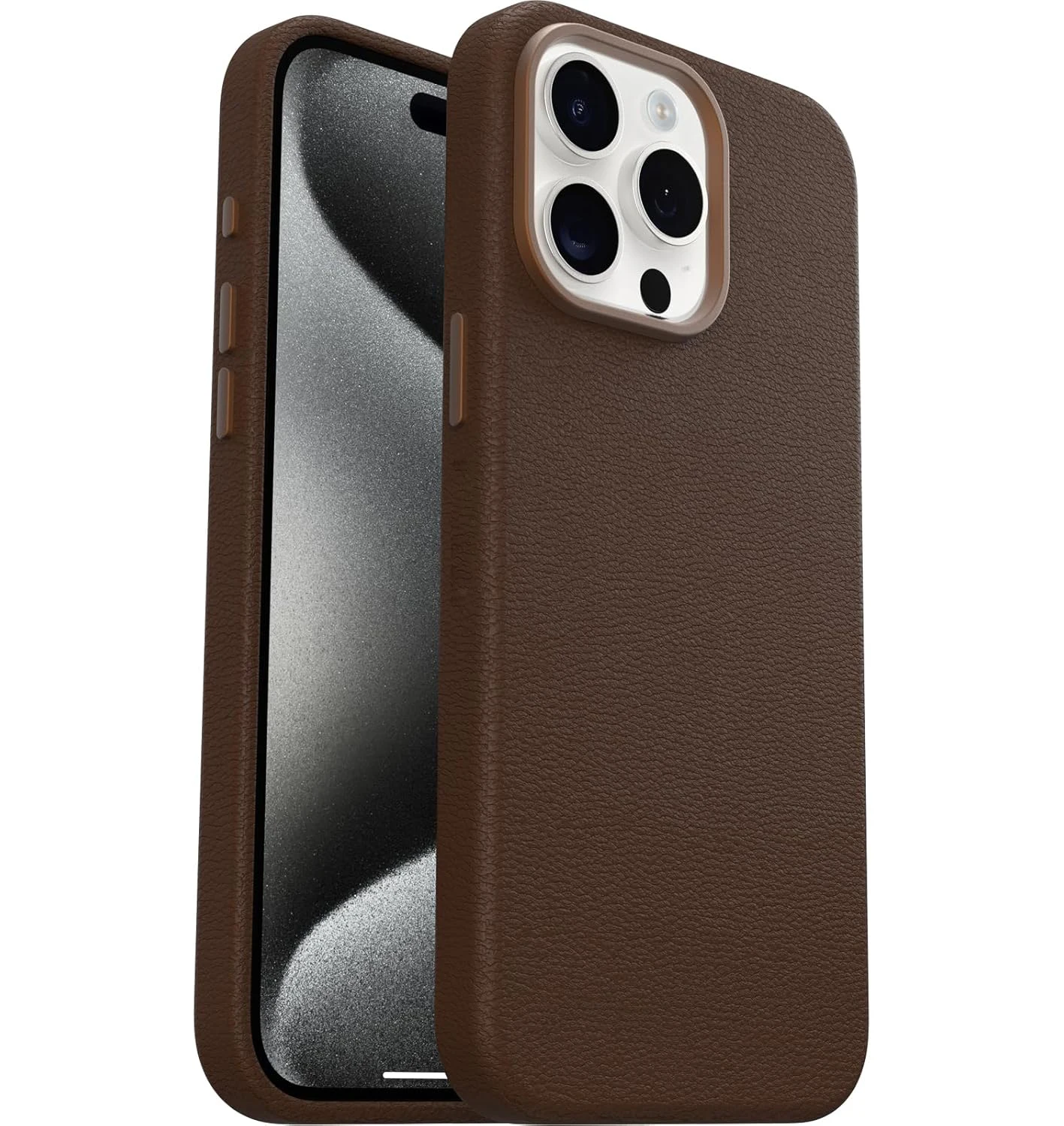 Brown cowhide print phone case for Iphone 16 15 14 13 Max Pro Max Vintage case ALF-212  Laudtec