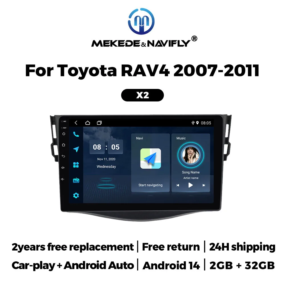 MSD [Ingebouwde DAB 4G] - 6G 128G - Autoradio Voor Toyota Fortuner