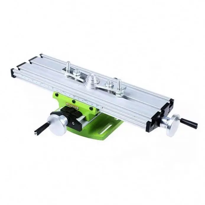 Mini Compound Bench Drilling Slide Table Worktable Milling Working Cross Table Milling Vise Machine Bench Drill Stand