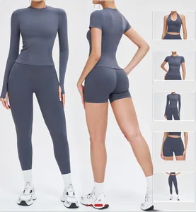 Sportwear Manufacturer Gym Set High Quality Workout Sets For Women Women's Yoga Clothing Seamless Outfits Gym Fitness Set