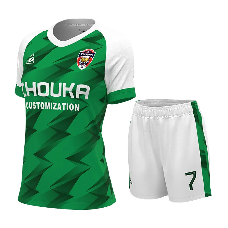 Football Shirt 22/23 Customized 100%Polyester Soccer Uniform Green