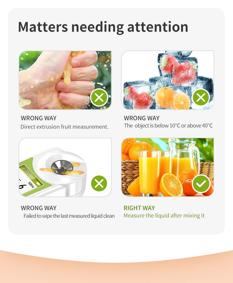 Laboratory Testing Instrument Digital Refractometer Brix Meter Portable