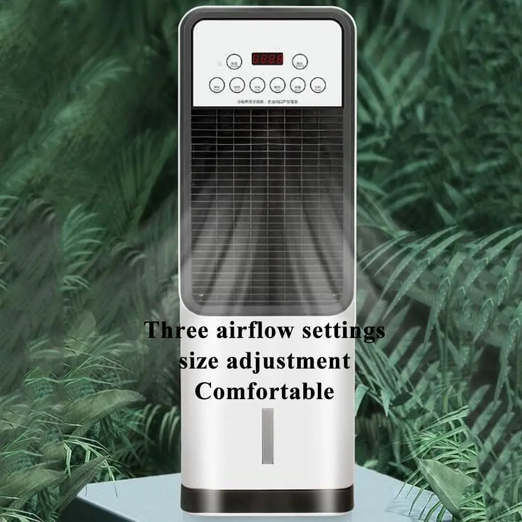 Mini climatizzatore combinato riscaldamento/raffreddamento con 4 modalità, 3 velocità, display a LED, timer, telecomando touch. Ideale per dormitori, hotel e forniture all'ingrosso._voghion.com