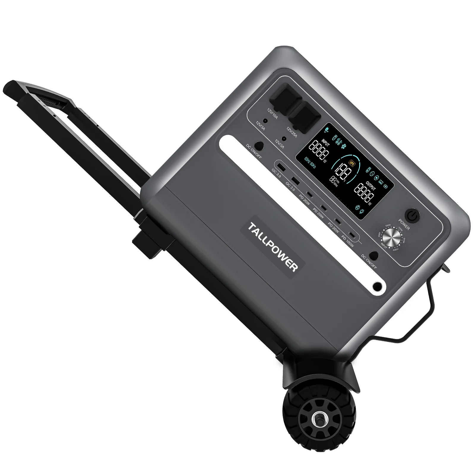 TALLPOWER 2400W Solar Generator - Portable Power Station with 