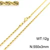 Oro MGBC294 Larghezza: 3 mm Lunghezza: 55 cm