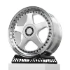Silver With Black Nut