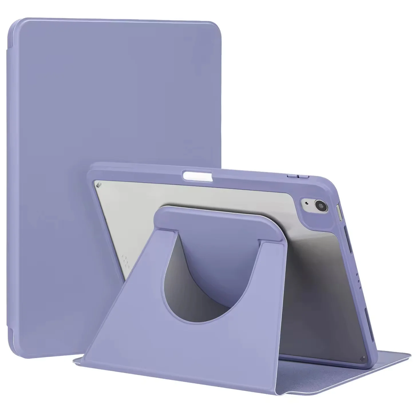 product customizable 360 degree rotating three fold acrylic and plastic made with pu by business type for ipad 11 generation table case-11