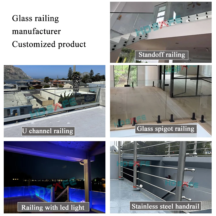 Frameless Glass Railing Clamp Spigot Swimming Pool Fence Glass Mount ...
