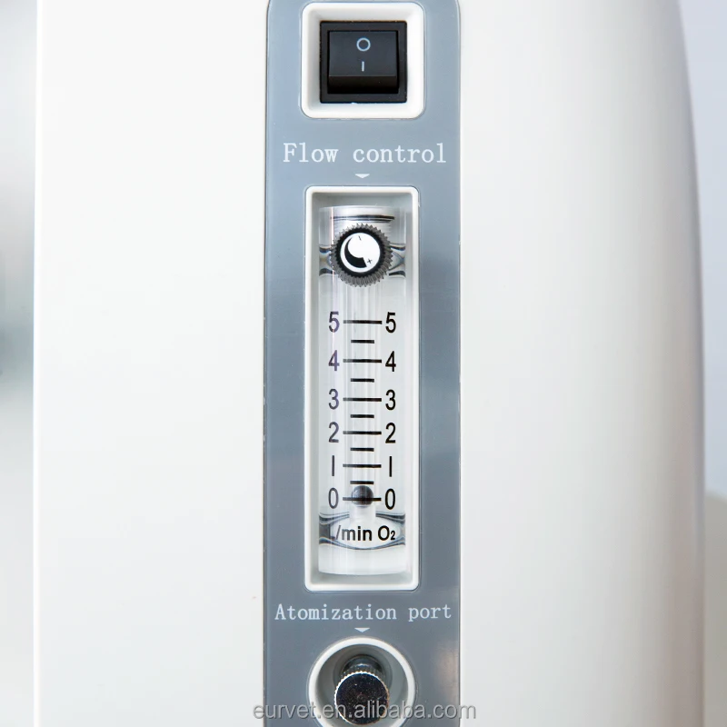 EUR VET Best Price Veterinary Equipment 5 Litros Concentrador Practical Oxygen Concentrator for Veterinary Hospital