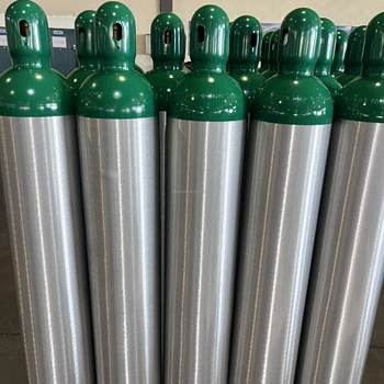 Aluminum Medical  /Industrial Gas Cylinder  10L -30L High Pressure  Emergency Respiratory Tanks NETC Factory Supply Good Quality