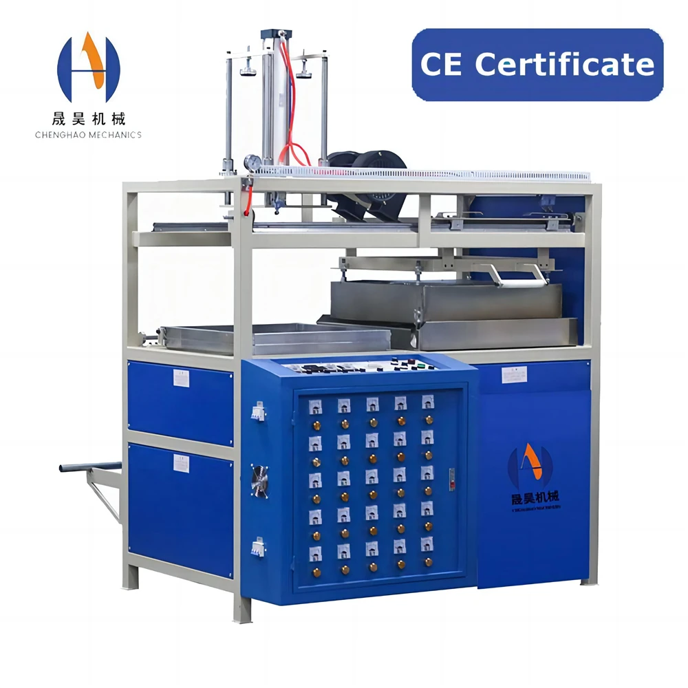 Plastic Container Plastic Blister Tray Vacuum Forming Machine Small ...