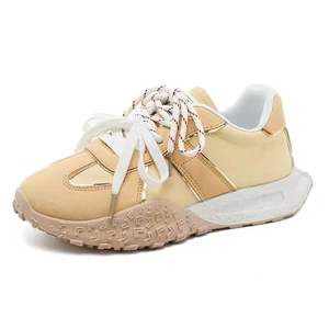 Customized Women's Minimalist Casual Shoes Breathable Lace-Up Summer Walking Shoes Anti-Skidding Sneakers