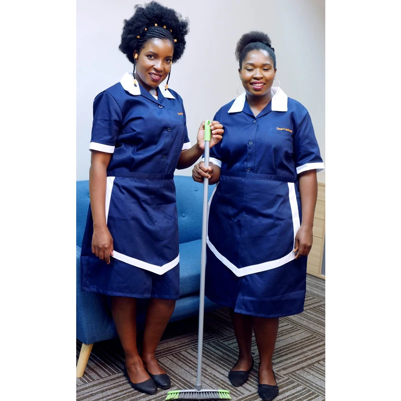 Wholesaler Women Hotel Receptionist Waitress Uniform Dressing Gown