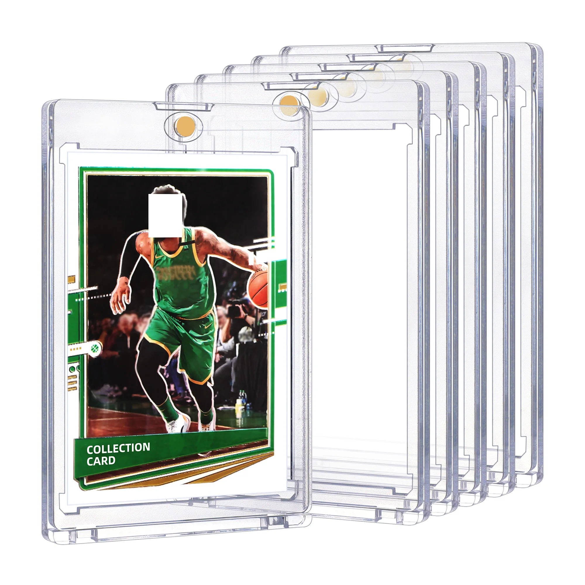 One Touch Magnetic Card Holder Transparent Game Cards Protector KEJEA Trading Cards Magnet Collector Toploader 35 Pt One Touch Magnetic Card Holder Transparent Game Cards Protector KEJEA Trading Cards Magnet Collector Toploader 35 Pt