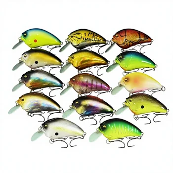 Cheery 75mm/14.5g Artificial Rattle Vib Waterproof Hard Plastic Freshwater Fishing Lure Sinking Lure Baity Water 14.5g Fish Lure – Hard Lure – view 3
