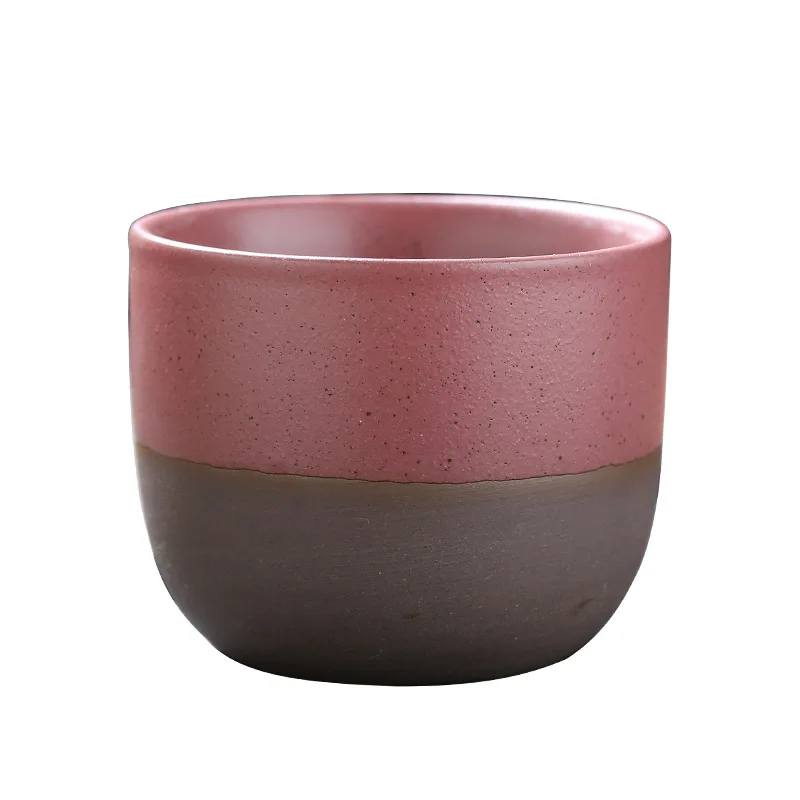 Retro Ceramic Coffee Cup 120ml Handmade Cup Without Handle Reactive Glaze Mug Stoneware Enamel Manufacturer