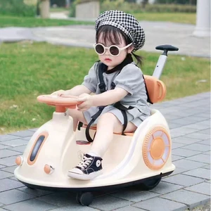New Design Wholesale 6V Battery Kids Ride-on Electric Bumper Car Children Drive 360 Degree Rotate Electric Car
