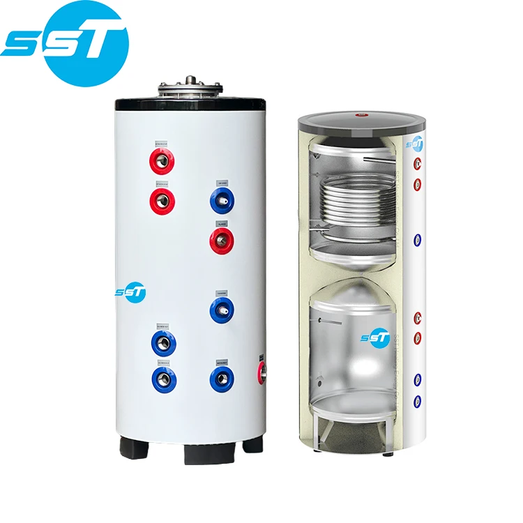 SST Custom SUS304 SUS316L material 200 Liter 250 Liter gas water boiler heat pump boiler water heater