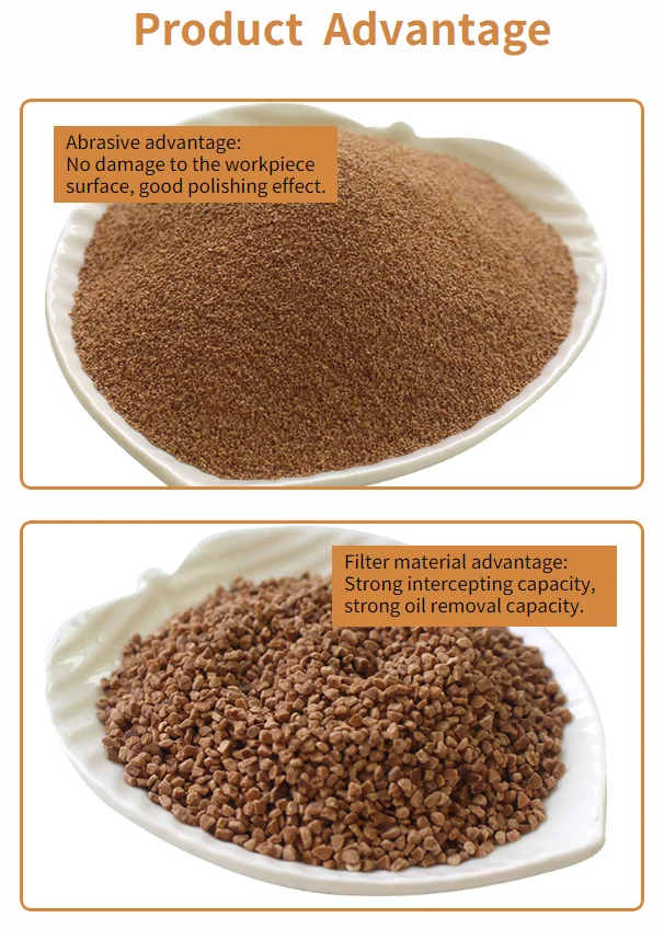 Crushed Walnut Shell Abrasive for Surface Preparation - China Walnut Shell,  Crushed Walnut Shell