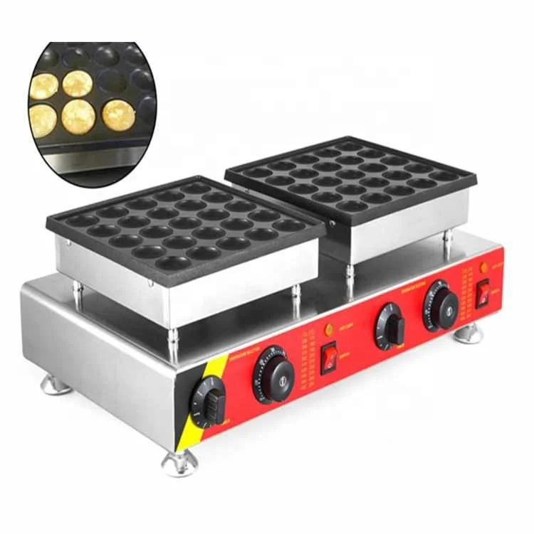 Simple Operation Electric Rotary Waffle Making Machine Takoyaki Japanese Egg Waffle Maker