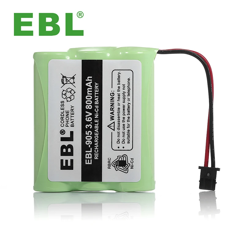 EBL 18650 Li Ion Rechargeable Green NICD Battery
