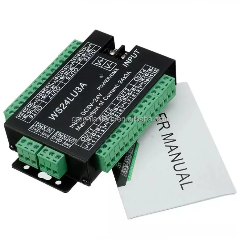 512 デジタルディスプレイデコーダー調光ドライバー Dmx512 コントローラー LED ライトストリップ DC12-24V 20  512デジタルディスプレイデコーダー調光ドライバーDmx512コントローラー、LED RgbwテープライトストリップRj45接続に最  512デジタルディスプレイデコーダー調 ... 512 デジタルディスプレイデコーダー調光ドライバー Dmx512 コントローラー LED ライトストリップ DC12-24V 20