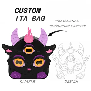 Custom Cute Calf Shape Ita Bag Clear Crossbody Ita Bag Manufacturer Ita Bag Printing Insert Itabag