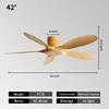 42inch- natural wood color