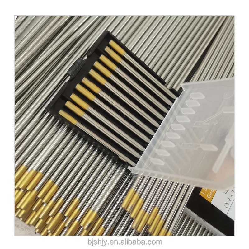 Top Quality Tig Welding 2.4mm Wl15 Gold 1.5 Lanthanum Wolfram Tungsten