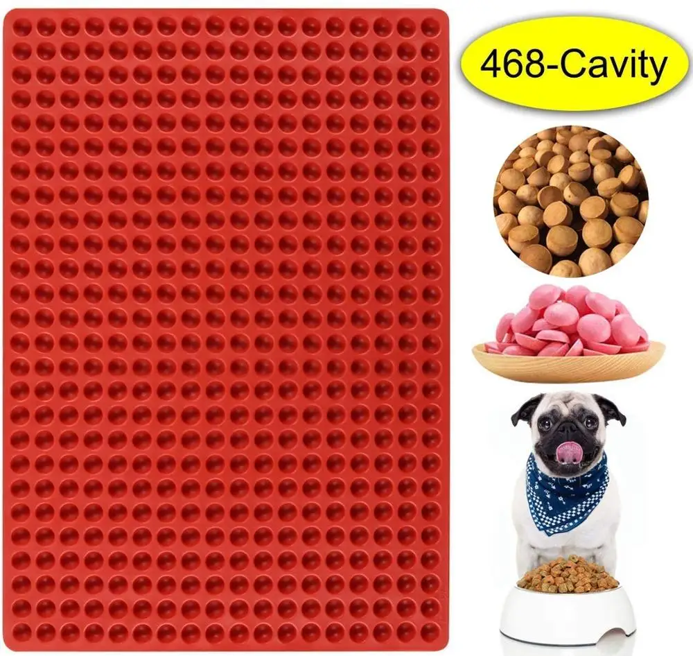 140-cavity Small Round Silicone Chocolate Drops Mold,semi Sphere Gummy  Sweet Candy Molds Pet Treats