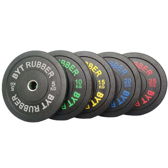 free weightlifting advanced Hi temp weight full rubber plate gym bumper plate with durable material