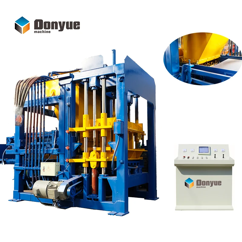 QT4-15 Automatic Concrete Block Making Machine Cement Block Machine Paver Block Machine