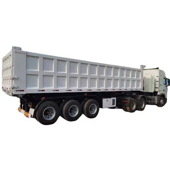 Reliable rear tipping dump semi-trailer with excellent performance