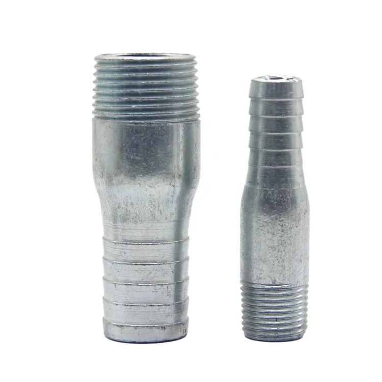 Custom 1/8 1/2 3/4 1 Inch Threaded Fitting IPS NPT Carbon Steel  Pipe Nipple