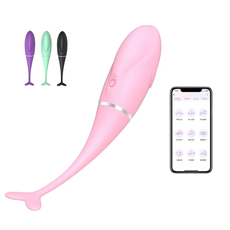 JoyPark Delfin-Massagegert Handy Erotik-Spiele Video Wiederaufladbarer  Damen-Slip-Vibrator Fernbedienung App-Steuerung Vibrator