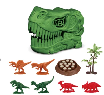 Plastic Dinosaur Candy Toy with Activity Play Mat & Trees Educational Realistic Dinosaur Play Set Dinosaur Toys Set